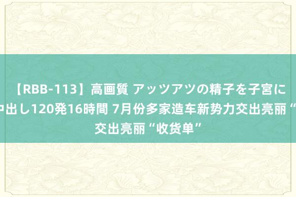 【RBB-113】高画質 アッツアツの精子を子宮に孕ませ中出し120発16時間 7月份多家造车新势力交出亮丽“收货单”