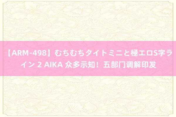 【ARM-498】むちむちタイトミニと極エロS字ライン 2 AIKA 众多示知！五部门调解印发