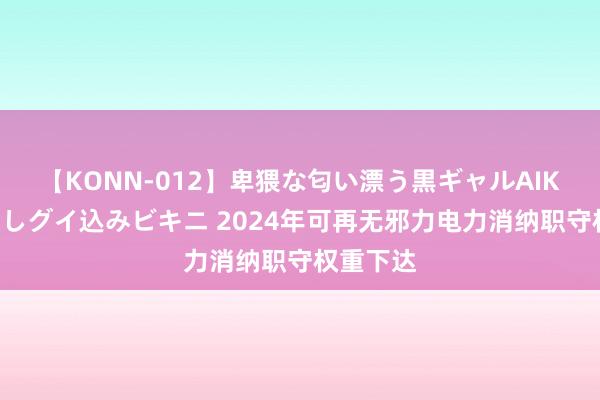 【KONN-012】卑猥な匂い漂う黒ギャルAIKAの中出しグイ込みビキニ 2024年可再无邪力电力消纳职守权重下达