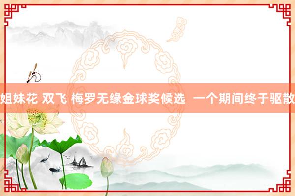 姐妹花 双飞 梅罗无缘金球奖候选  一个期间终于驱散