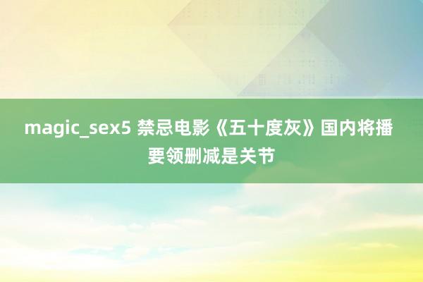 magic_sex5 禁忌电影《五十度灰》国内将播 要领删减是关节